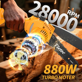 Tietoc mini chainsaw lightweight design for easy handling