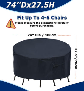 TIFILE fire pit round cover keeps heat-safe materials dry during outdoor evenings.