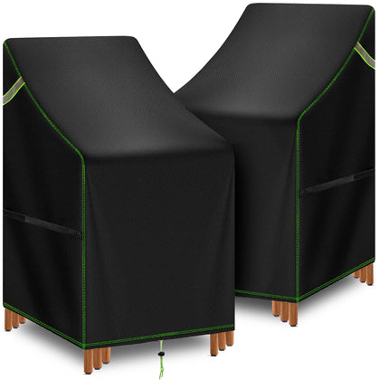 TIFILE stackable patio chair covers protect stacked chairs outdoors