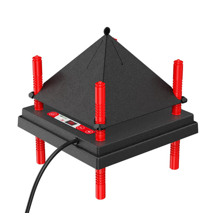 Tiflev brooder plate with anti-cone installed keeps chicks safe and warm.