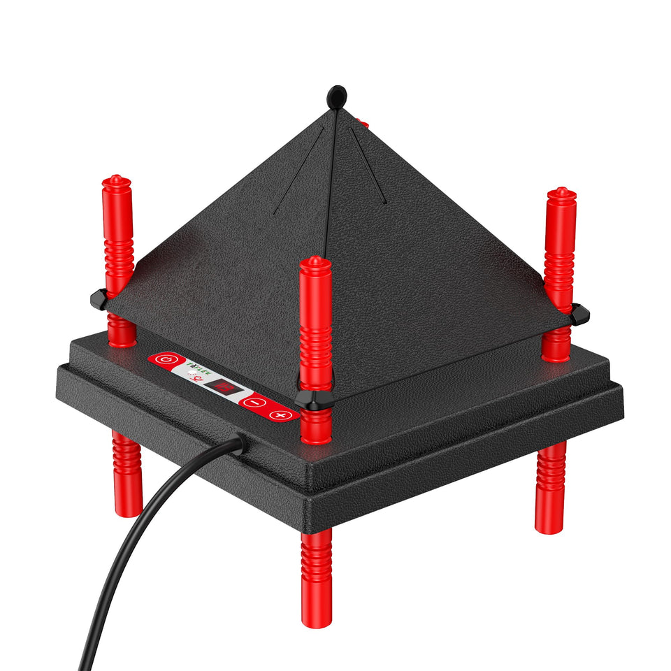 Tiflev brooder plate with anti-cone installed keeps chicks safe and warm.