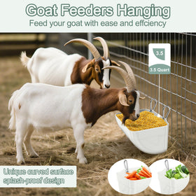 Tiflev chicken waterer trough offering large capacity for steady coop access.