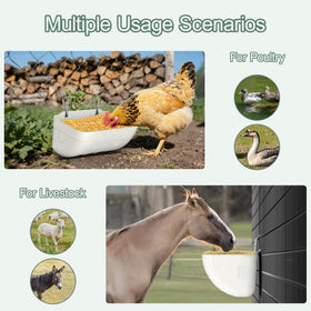 Tiflev easy-refill setup suitable for backyard, small farms, or larger poultry operations.