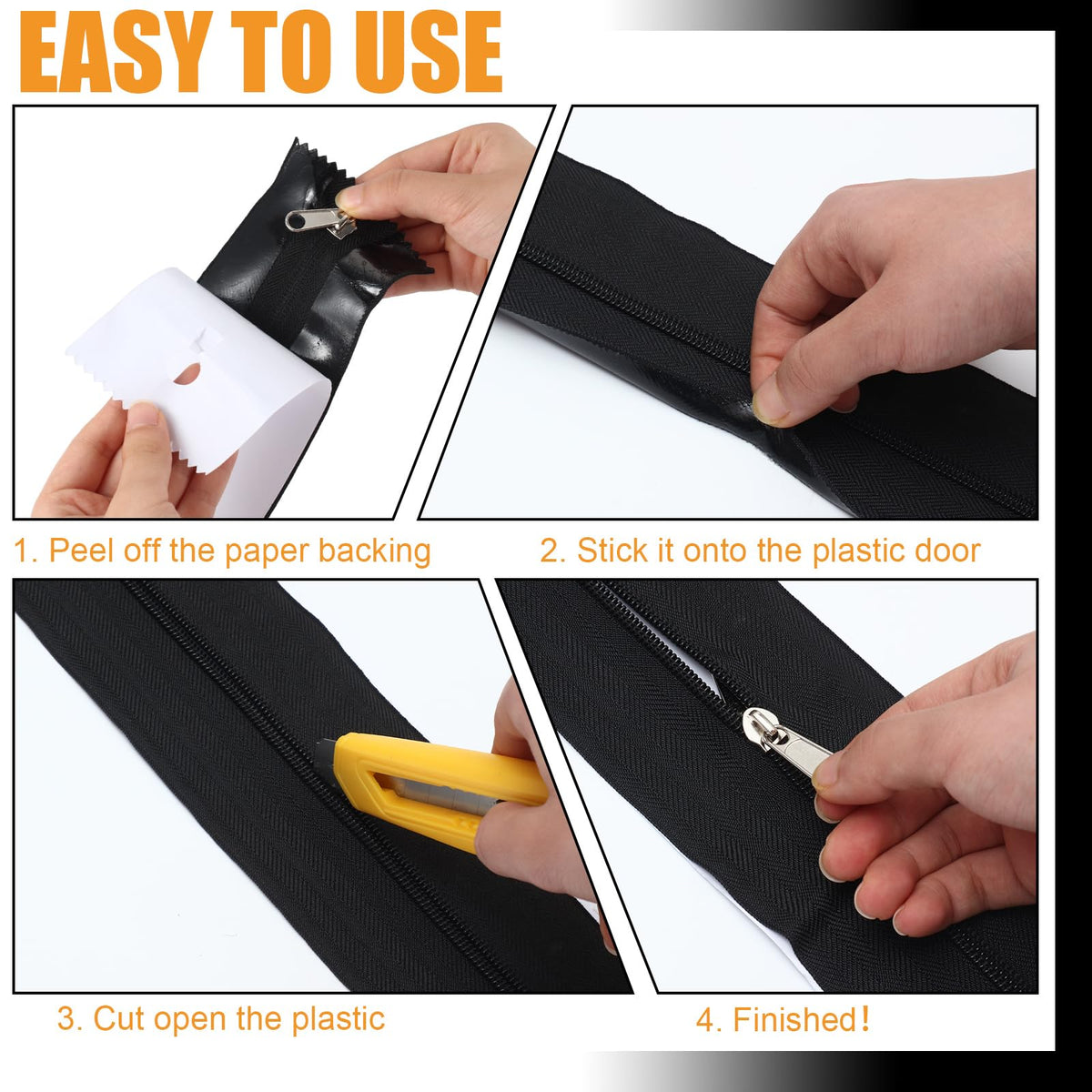 Tigeen nylon zipper construction suits indoor and outdoor use.