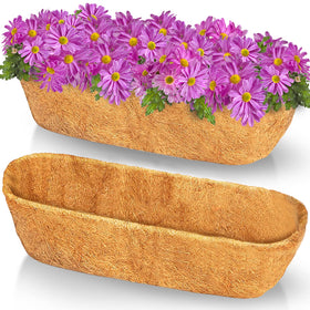 TigeJoy 36-inch coco liner close-up shows durable planter replacement