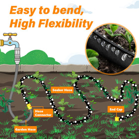 TigeJoy kink-resistant design for flexible placement around beds and borders