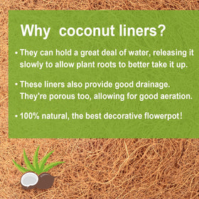 TigeJoy coco liner demonstrates moisture regulation for healthier root zones