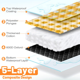 TigeJoy blanket in multiple sizes suitable for solo to family outings