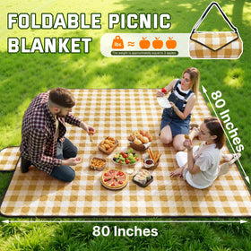 TigeJoy picnic blanket surface resists water and stains for damp environments