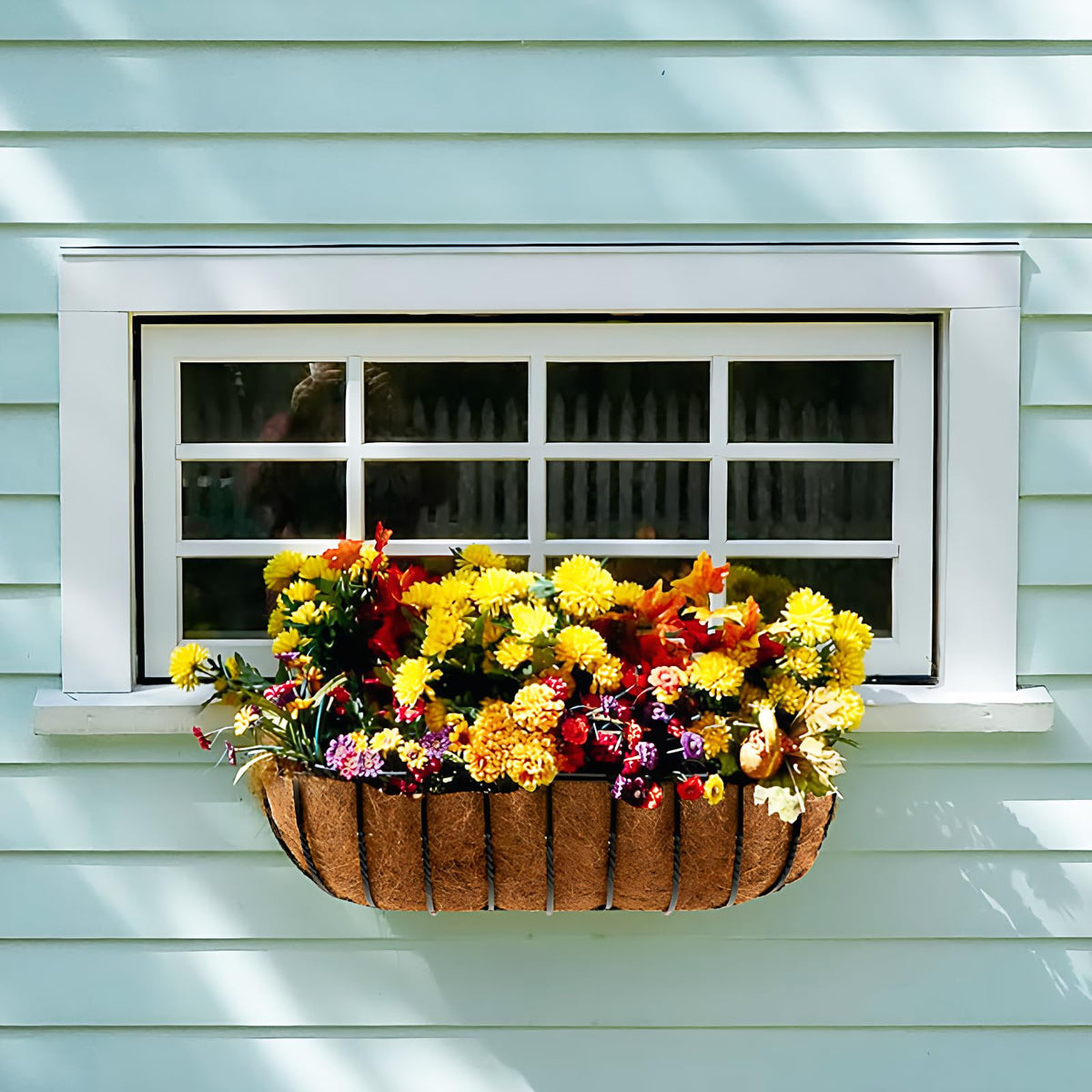TigeJoy two-piece 36-inch liners provide secure support for hanging baskets