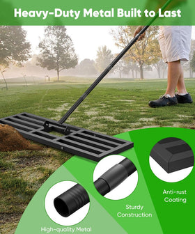 Tigerden adjustable 77-inch handle provides customized reach