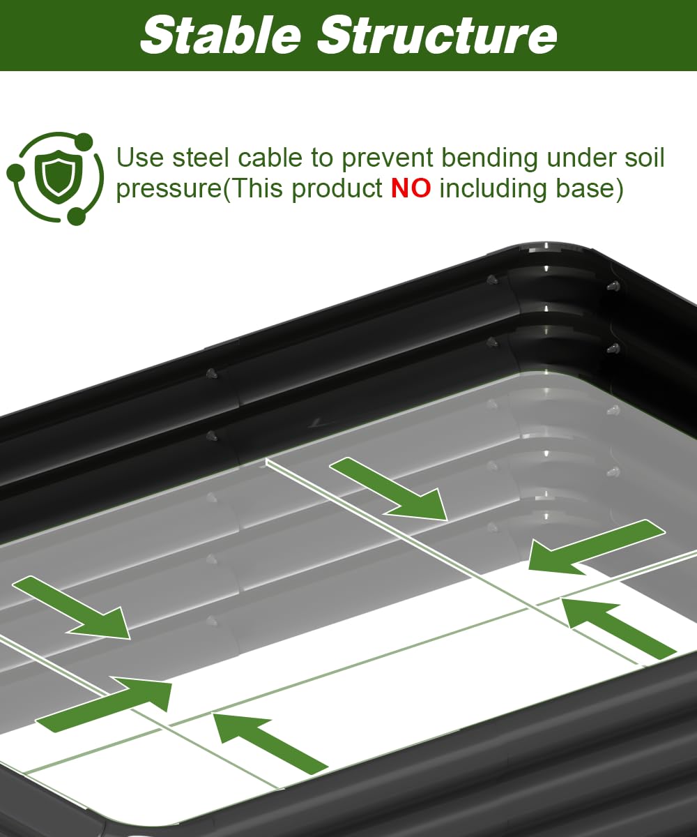 Tigerden multi-size options showing 3x3x1ft configuration for flexible layouts.