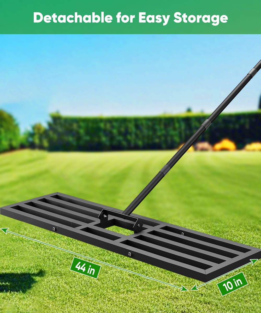 Tigerden smoothing dirt and topsoil for neat patches on lawns