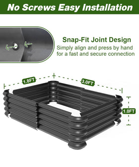Tigerden snap-on assembly design showing tool-free setup.