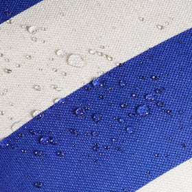 Tiggell striped cover with hidden zipper for easy insert and clean lines.