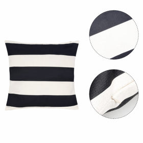 Tiggell indoor-outdoor pillow case withstands outdoor use and cleaning.