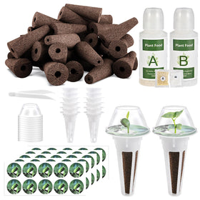 Tigvio sponges shown for moisture retention and healthy roots.