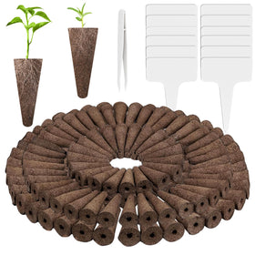 Tigvio 133-pack hydroponic sponges kit ready for AeroGarden use and germination