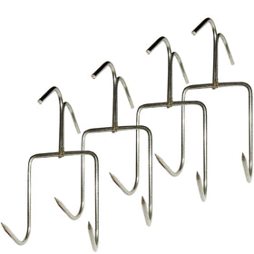 TIHOOD smoker hooks 4-pack bacon hanger for easy hanging and even smoking results.