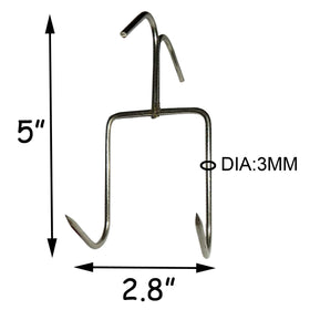 TIHOOD smoker hooks 4-pack roast duck hooks for secure hanging in the smoker every time.