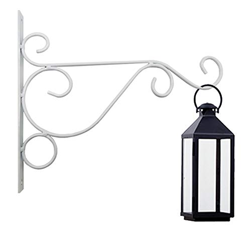 TIHOOD vintage-inspired bracket with decorative swirls enhances garden décor.