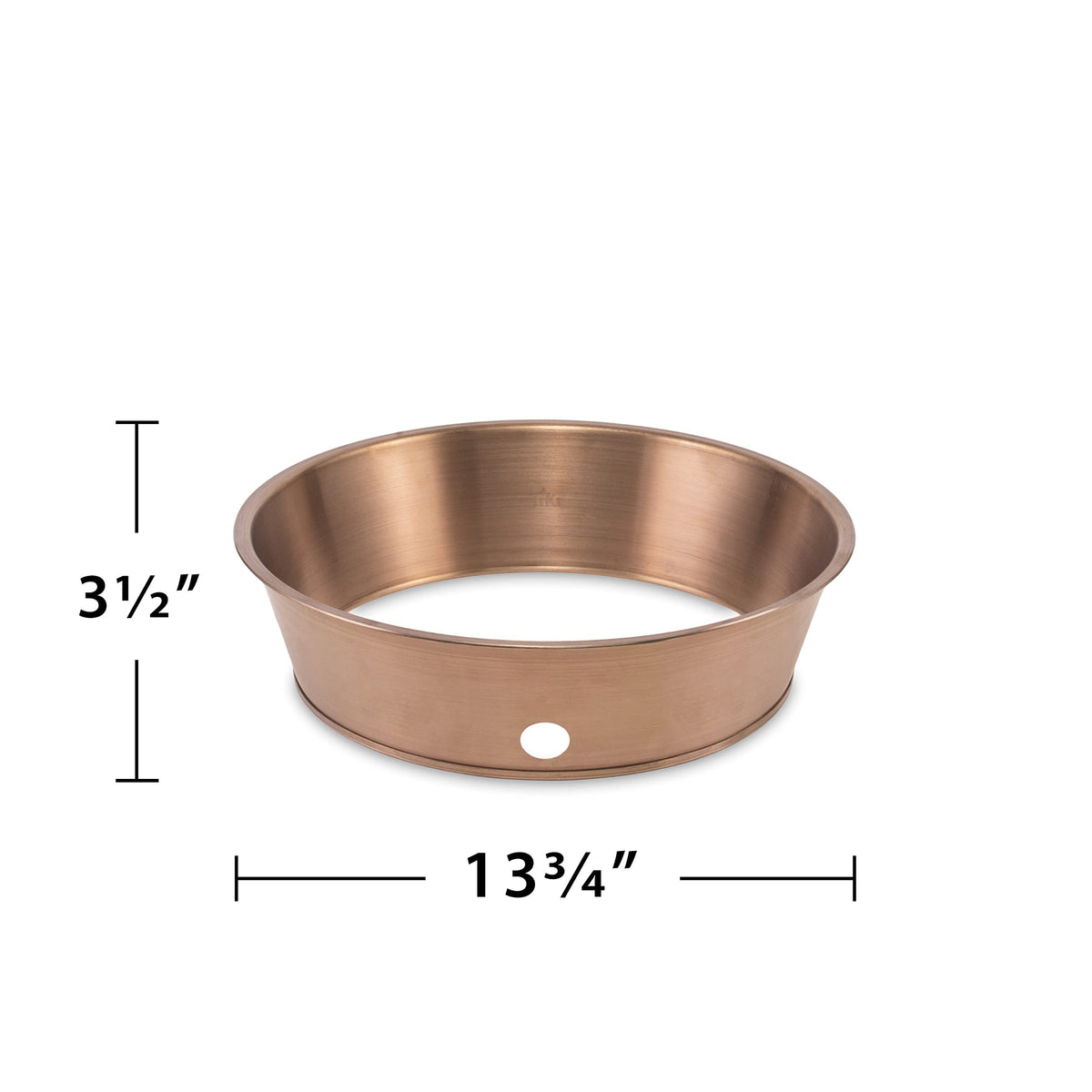 TIKI metal heat deflector provides durable protection for outdoor evenings.