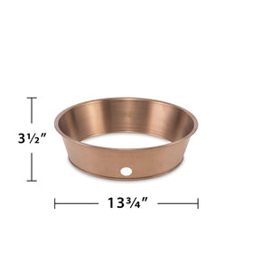 TIKI metal heat deflector provides durable protection for outdoor evenings.