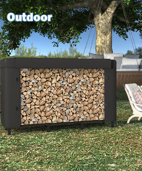 Tikimilor compact storage for indoor or outdoor setups keeps logs handy.