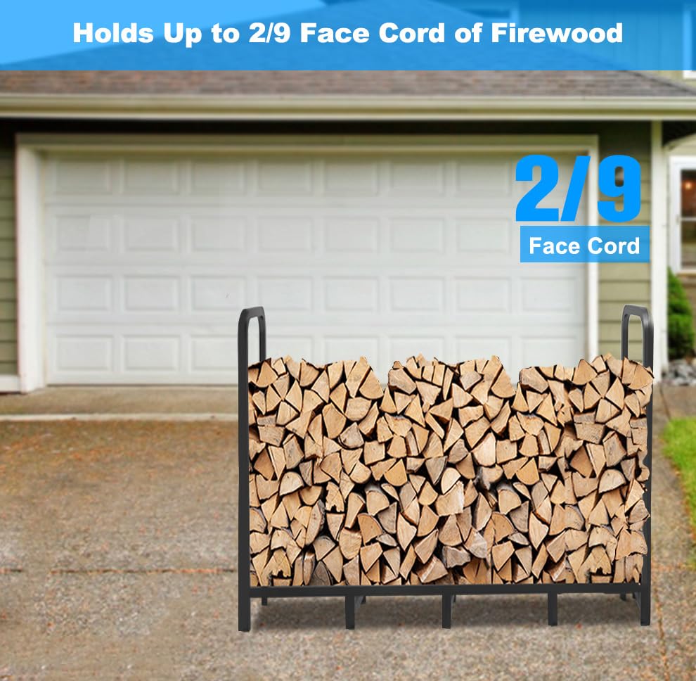 Tikimilor firewood rack airflow design speeds log drying