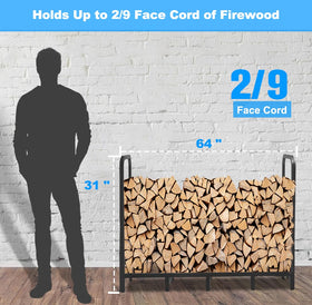Tikimilor firewood rack weatherproof coating resists rust