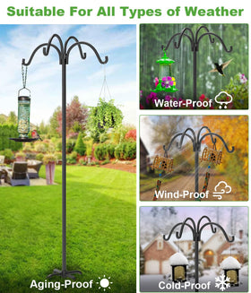 Tikimilor outdoor hanger supports string lights and camping lamps with ease