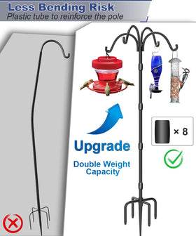 Extension pieces show adjustable height for versatile garden displays.