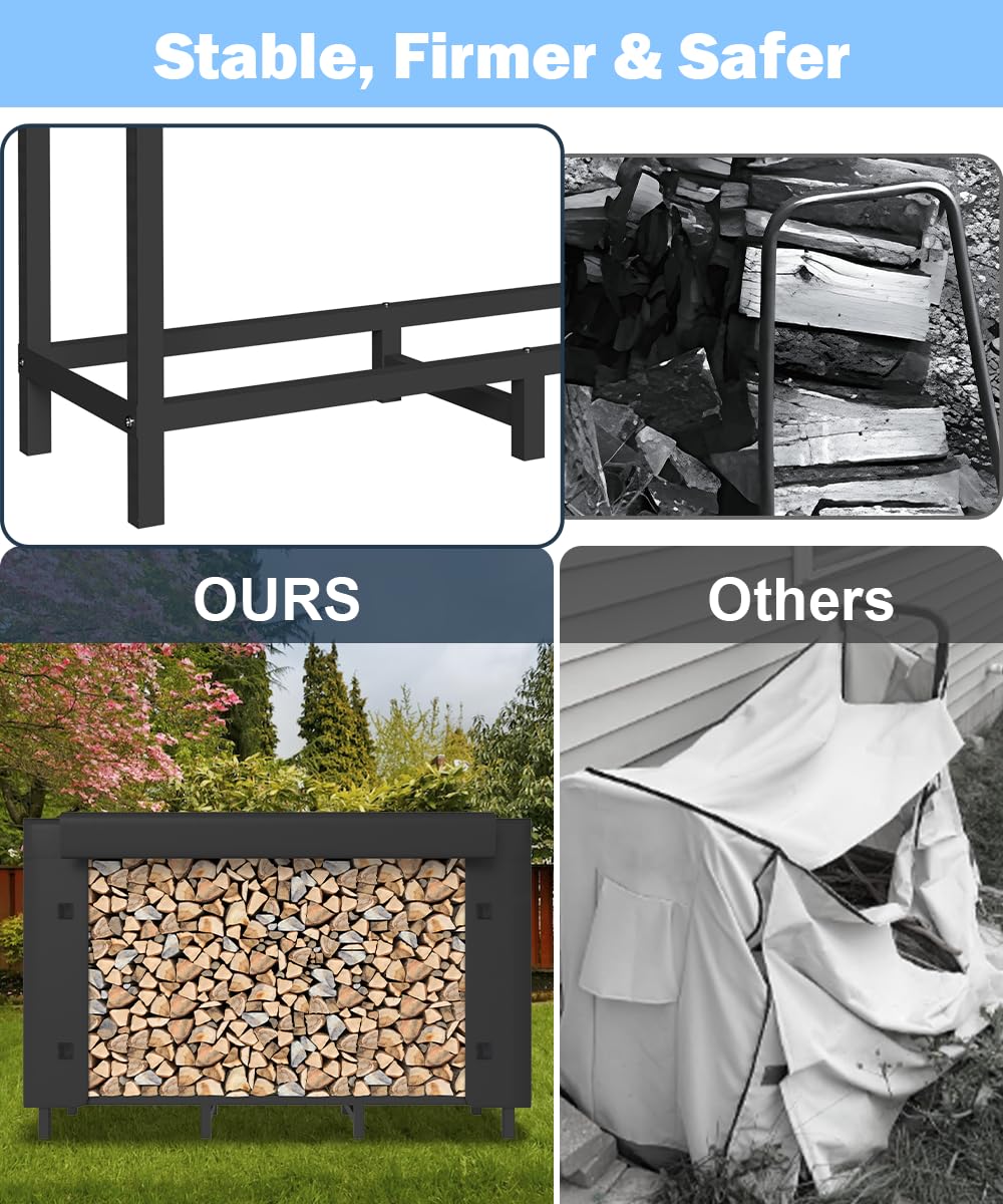 Tikimilor weatherproof steel construction resists rust in outdoor conditions.