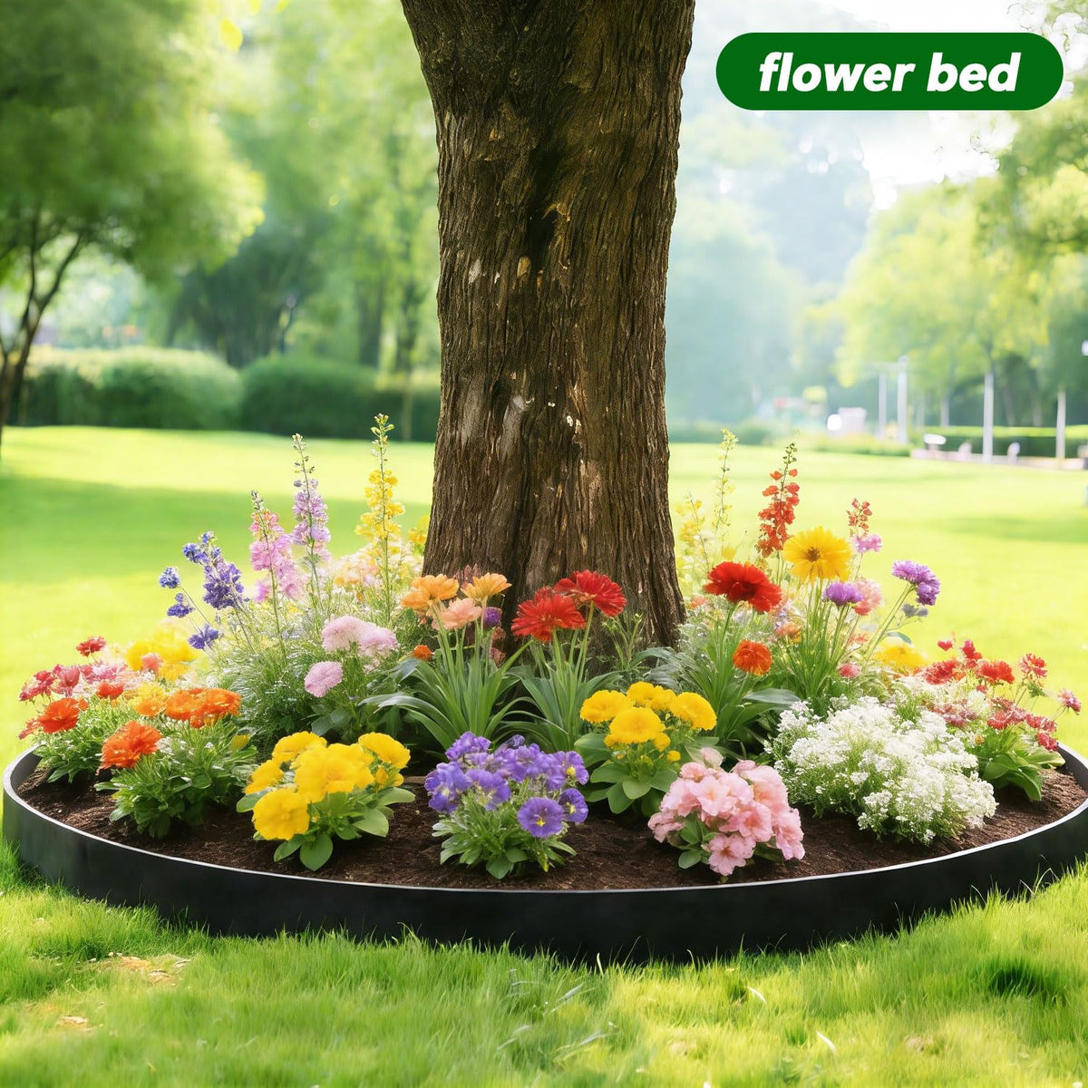 Tikitup border kit keeps weeds out and landscapes neat.