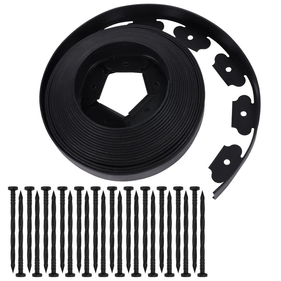 Tikitup garden edging roll 100 ft frames borders and lawns.