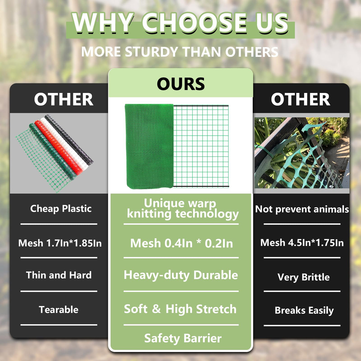 Tilvex deer fence use-case shows plant protection without heavy hardware.