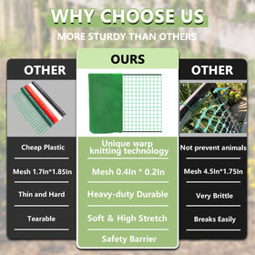 Tilvex deer fence use-case shows plant protection without heavy hardware.