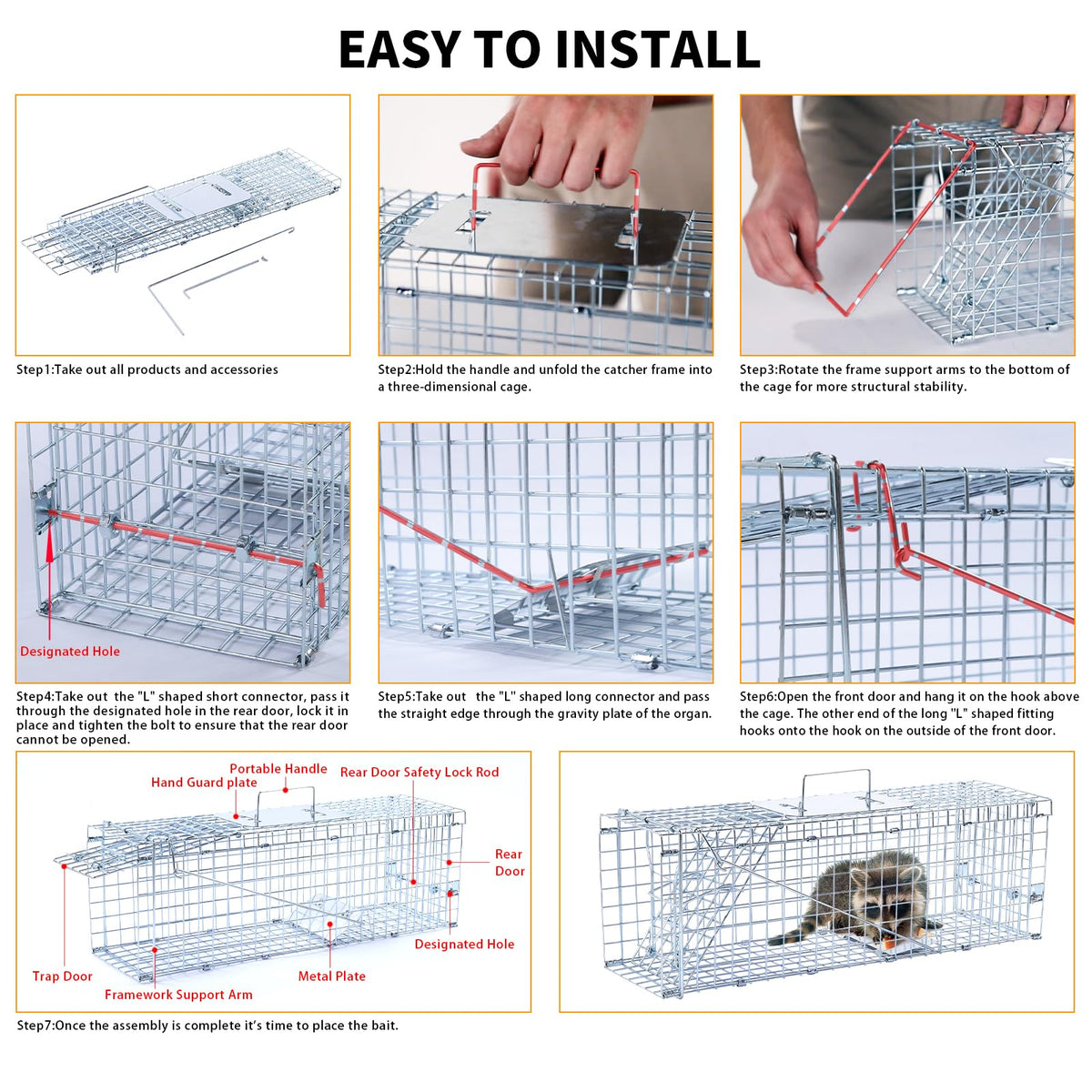 Timaze trap featuring pedal trigger design for reliable capture.