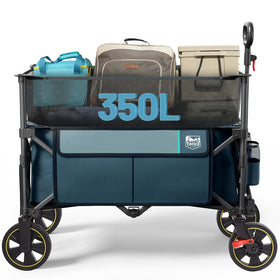 Timber Ridge 350L wagon capacity shows open loading area for gear