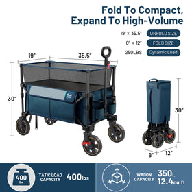 Timber Ridge 350L wagon side pocket and cupholders keep essentials accessible