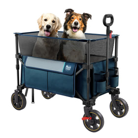 Timber Ridge 350L wagon 360° swivel wheels aid maneuvering