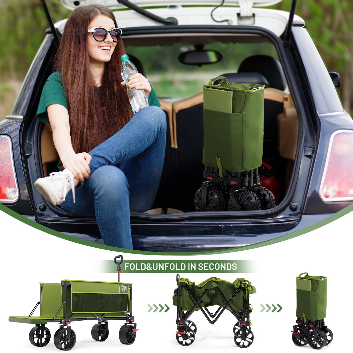 Timber Ridge adjustable handle accommodates different heights