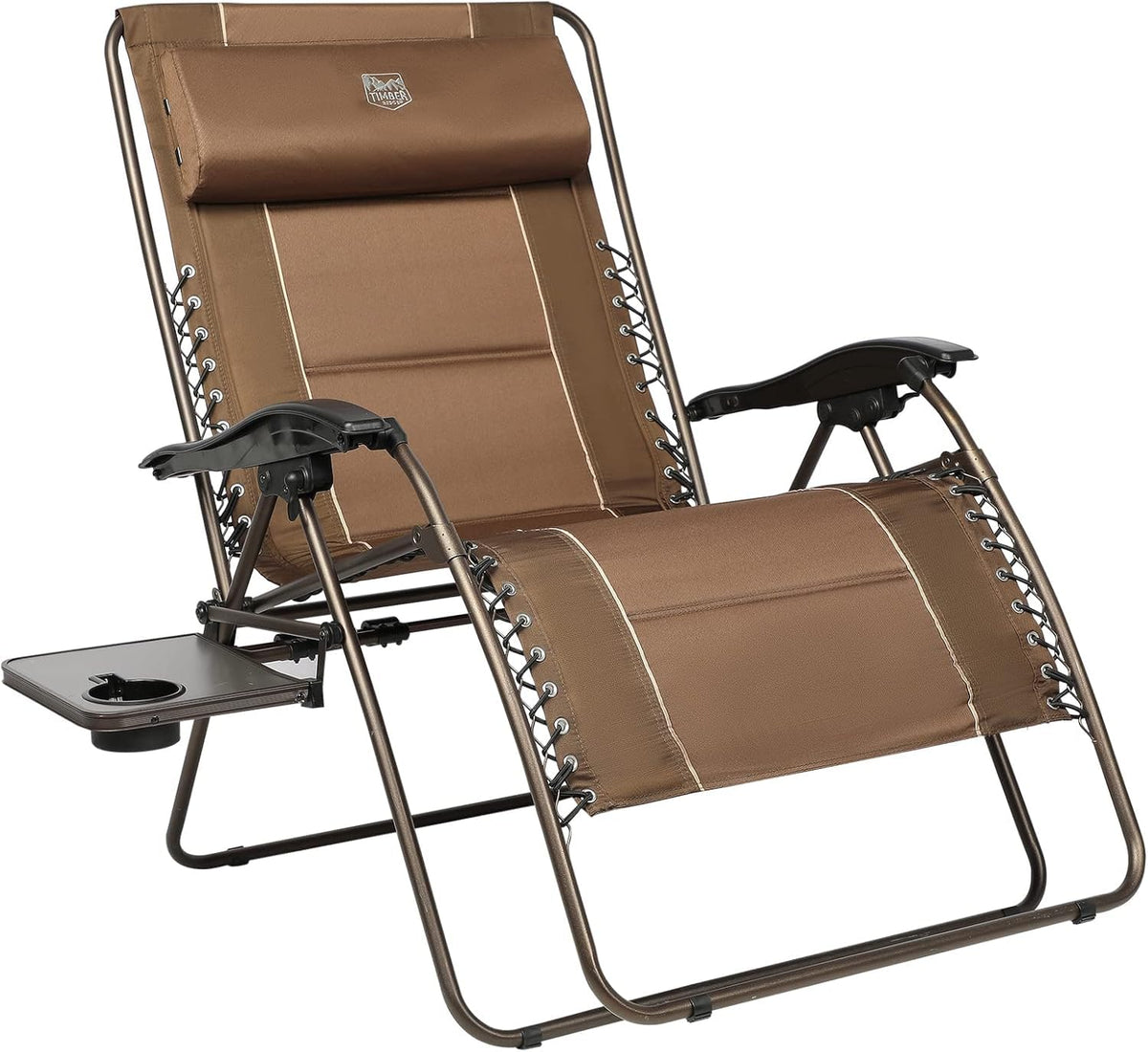 TIMBER RIDGE Oversized Zero Gravity Chair full-view for spacious outdoor lounging
