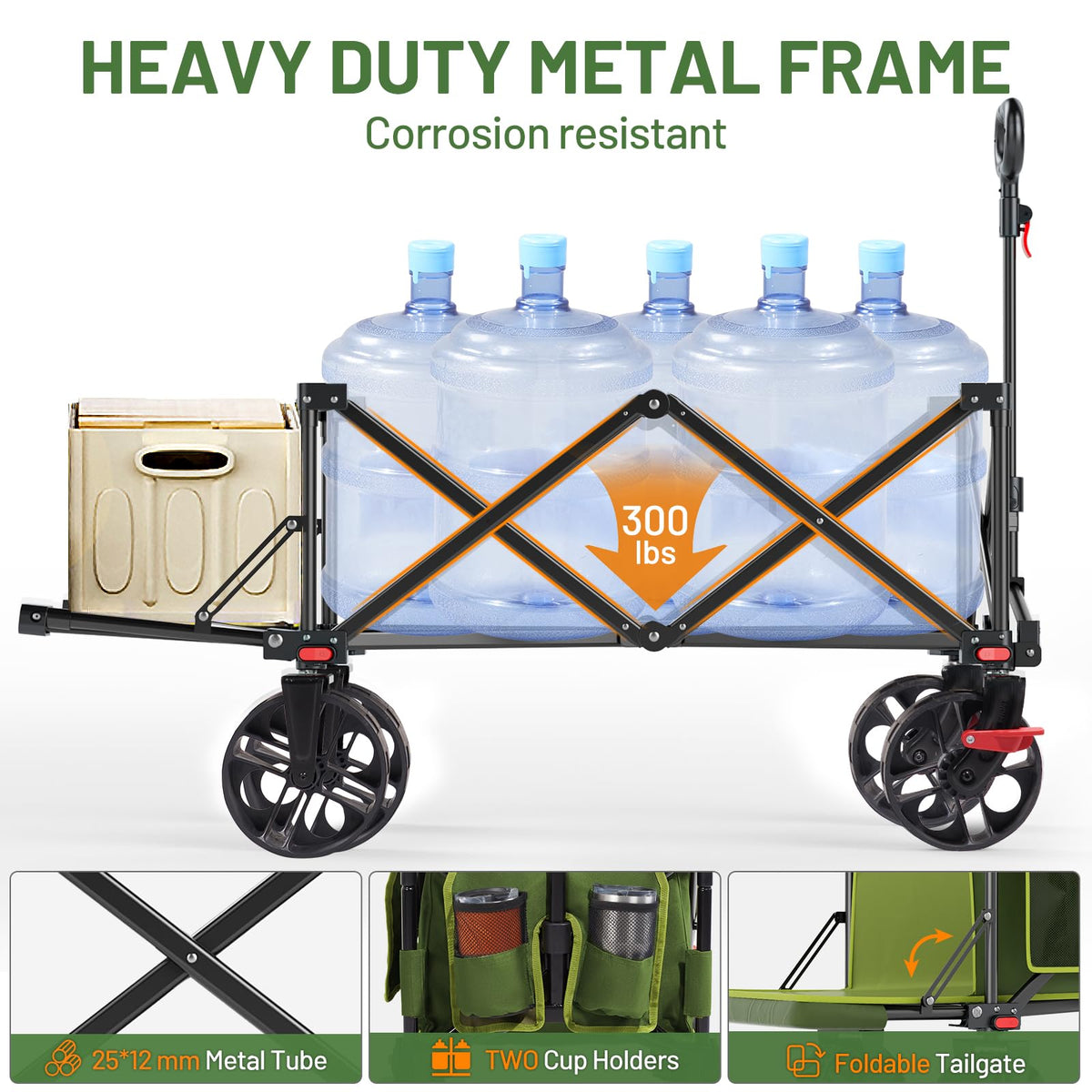 Timber Ridge 250L storage with Oxford fabric for roomy carry