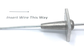 TIMCO coated wire tightening vise securing fence wire in use.