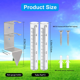 Timenued freeze-proof tubes resist cold weather for year-round use.