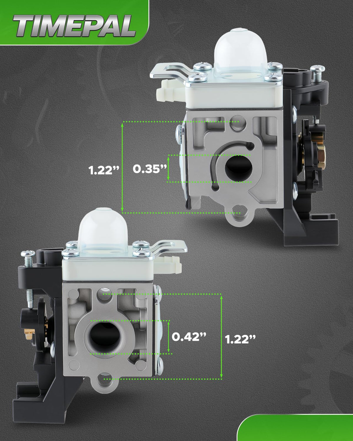 TIMEPAL SRM-225 air-filter-kit demonstrates debris filtration for longer engine life.
