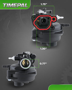 TimePal carburetor kit side view highlights compact design for easy installation.