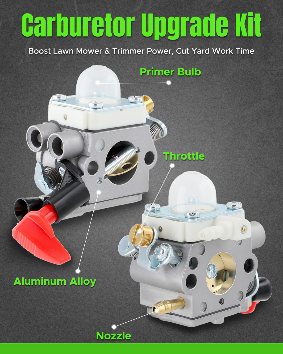 TIMEPAL four-stroke spark plug helps maintain reliable ignition timing.