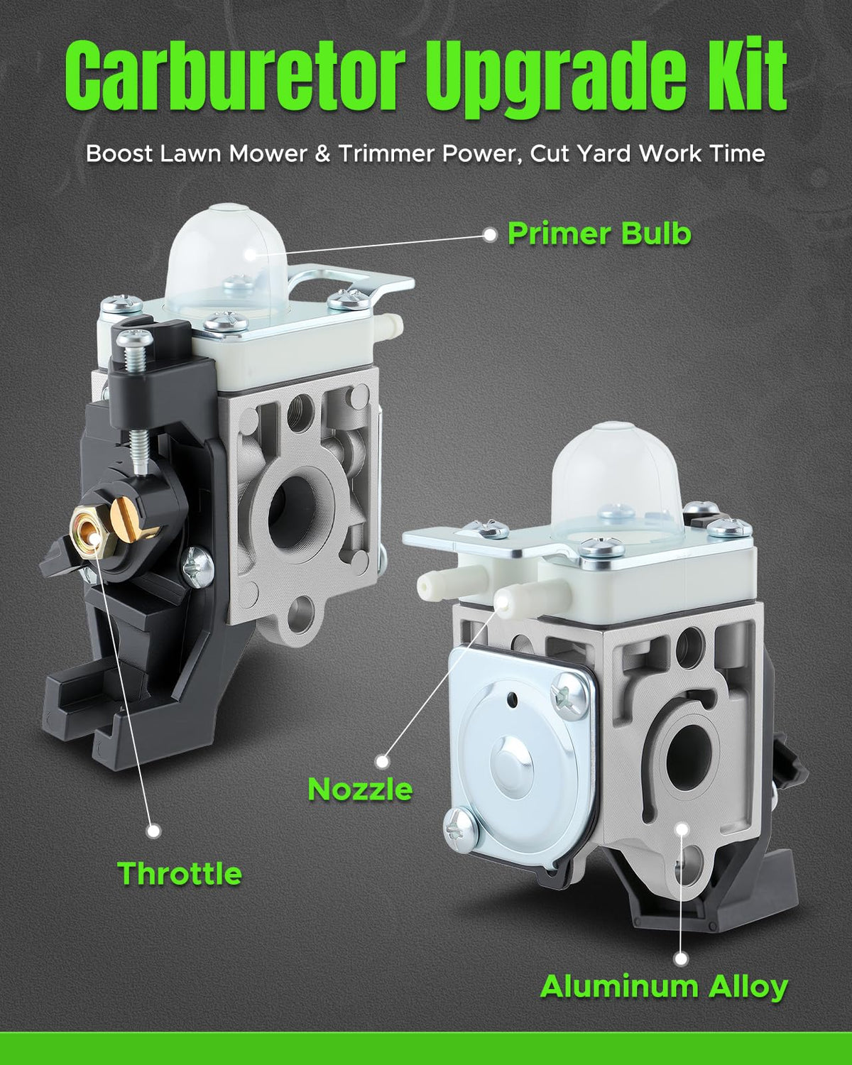 TIMEPAL SRM-225 fuel bowl and gaskets set securing durable seals.